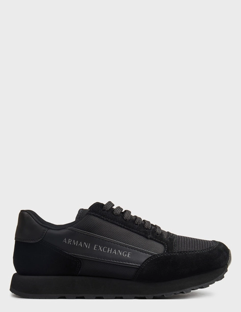 мужские черные текстильные Кроссовки Armani Exchange XUX083-XV263-K001_black - фото-5
