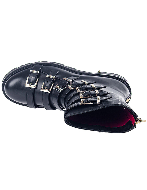 женские черные кожаные Ботинки Cesare Paciotti 18102_black - фото-5