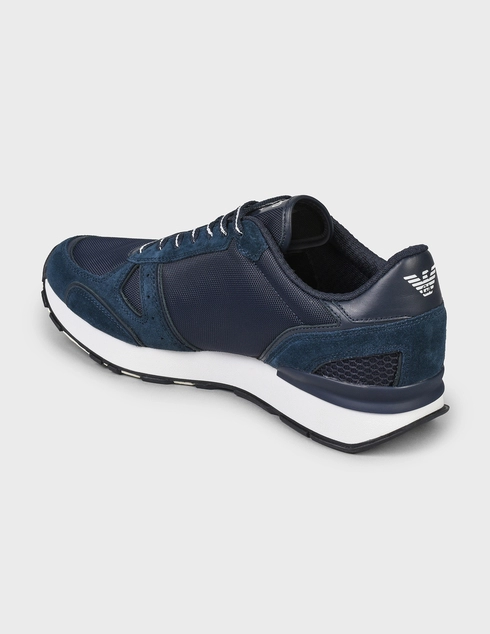 мужские синие Кроссовки Emporio Armani 289-015-blue - фото-2