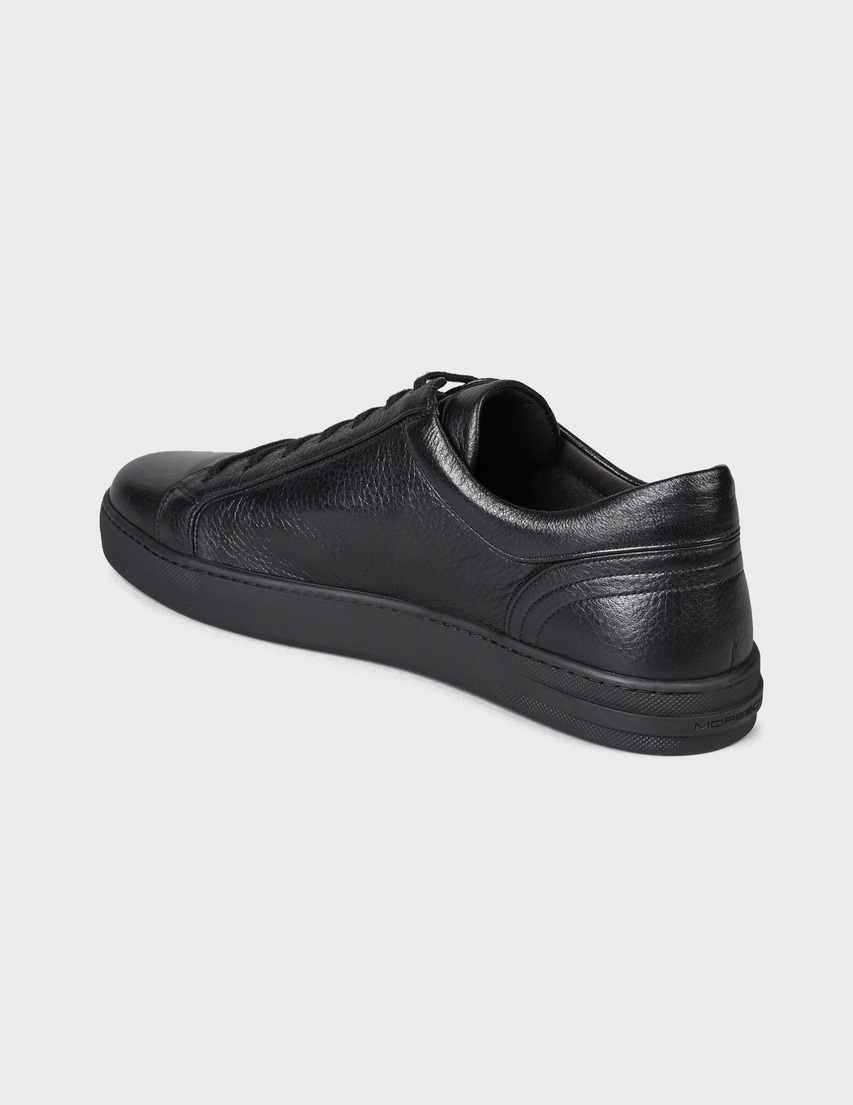 мужские черные Кеды Moreschi 712-black - фото-2