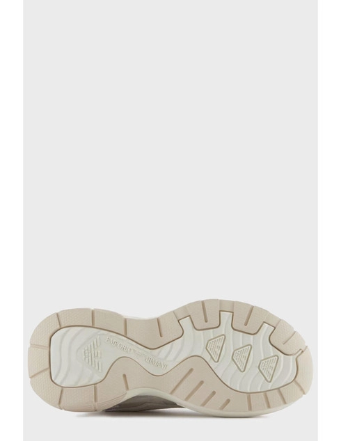 женские молочные кожаные Кроссовки Emporio Armani EMPORIO_ARMANI_11163 - фото-5