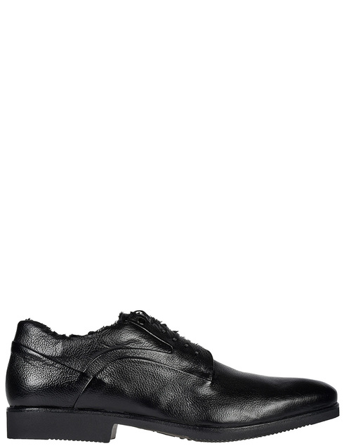 мужские черные кожаные Дерби Mario Bruni 449-black - фото-5