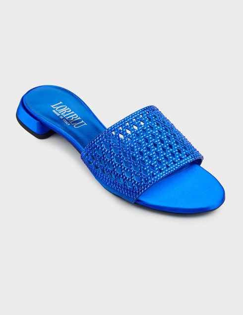 синие Шлепанцы Loriblu E1607BLUE_blue