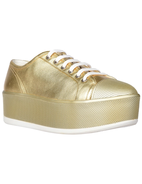 золотые Кеды Prada PR9216_gold