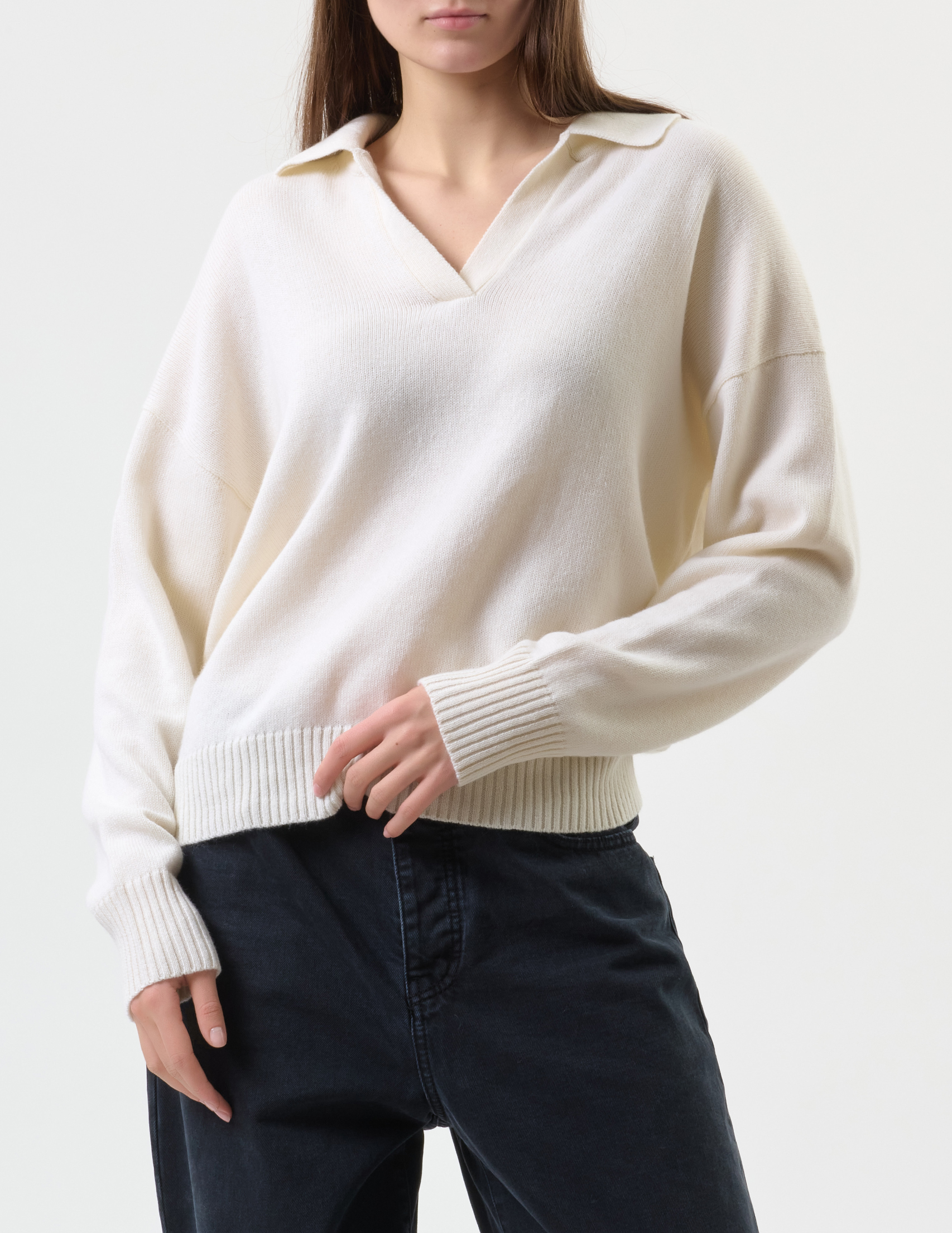 

Свитер, Белый;молочный