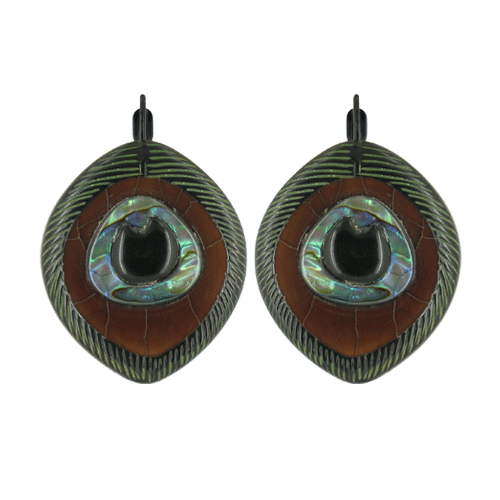 

Серьги, Голубой