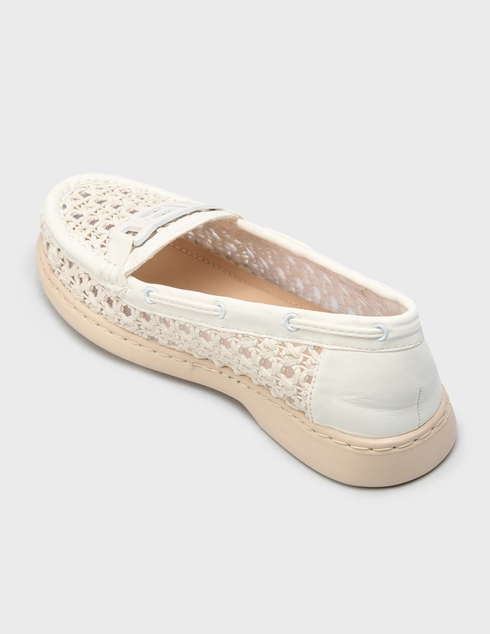 женские белые Лоферы Laura Biagiotti 9690-crema-white - фото-2