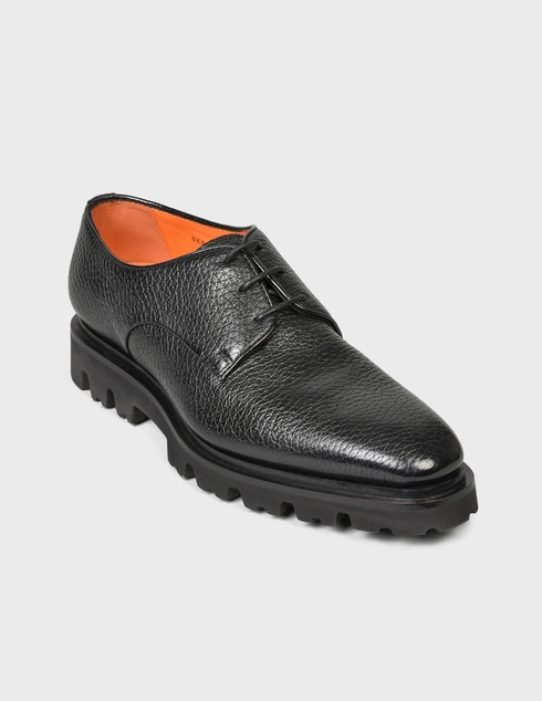 черные Дерби Santoni Sant-AW21-MCLG17803SM3EABMN01-black