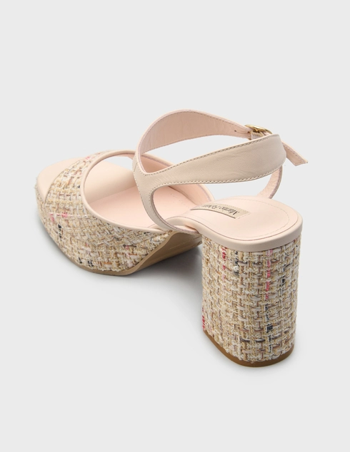 женские бежевые Босоножки Marino Fabiani 8127_beige - фото-2