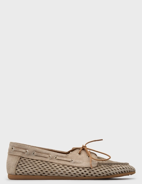 женские бежевые замшевые Мокасины Stokton MIRAC_beige - фото-5