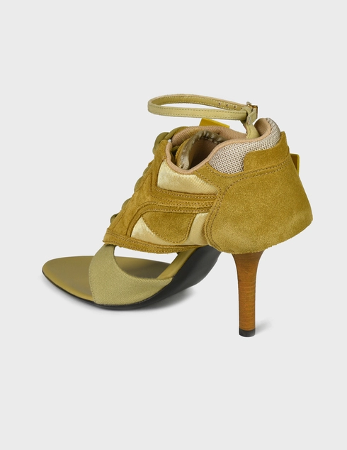 женские зеленые Босоножки Off-White 4690-green - фото-2
