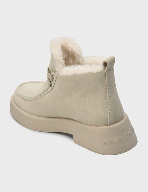 женские бежевые Полуботинки Armani Exchange XW001675-AF17465-Z0005_beige - фото-2