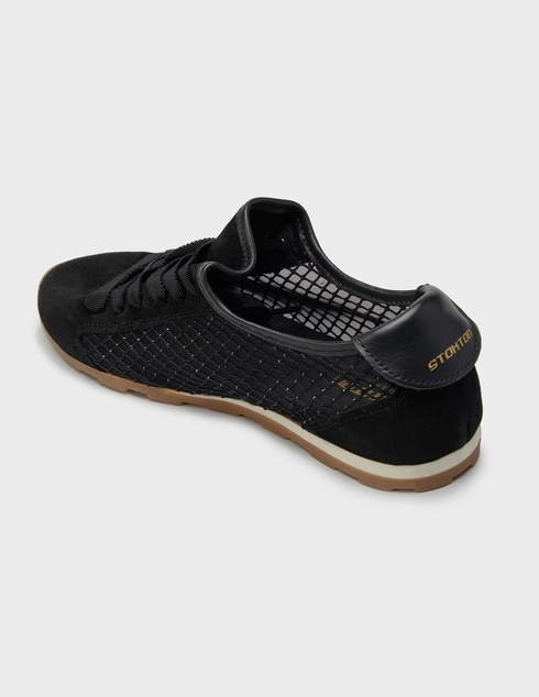 женские черные Кроссовки Stokton HOPE-strass_black - фото-2
