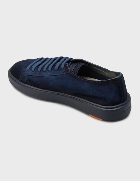 мужские синие Кеды Santoni MBSD21571-U60_blue - фото-2