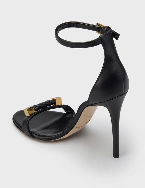 женские черные Босоножки Elisabetta Franchi SA-12L-61E2-V550-110 - фото-2