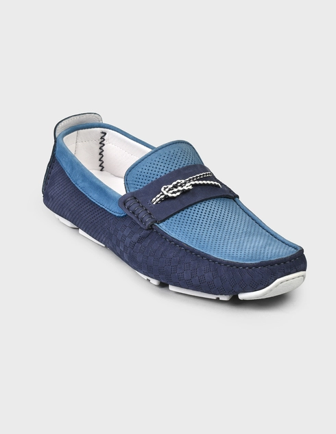 синие Мокасины Luca Guerrini 9142-blue