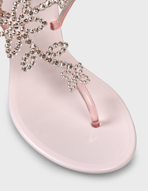 женские розовые силиконовые Сандалии Menghi AGR-708-pink - фото-5