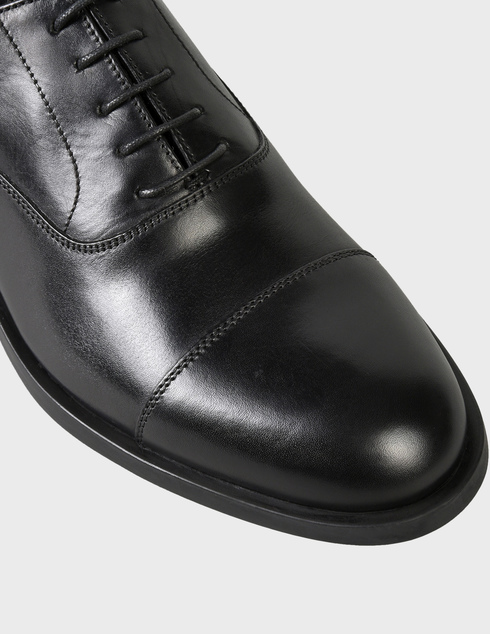 мужские черные кожаные Оксфорды Fratelli Rossetti S46132-36601-black - фото-5