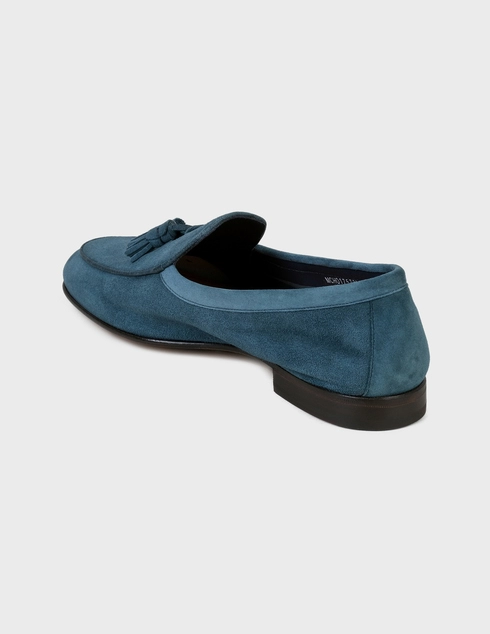мужские зеленые Лоферы Santoni SMCHO17573LA3SYKSV46-green - фото-2