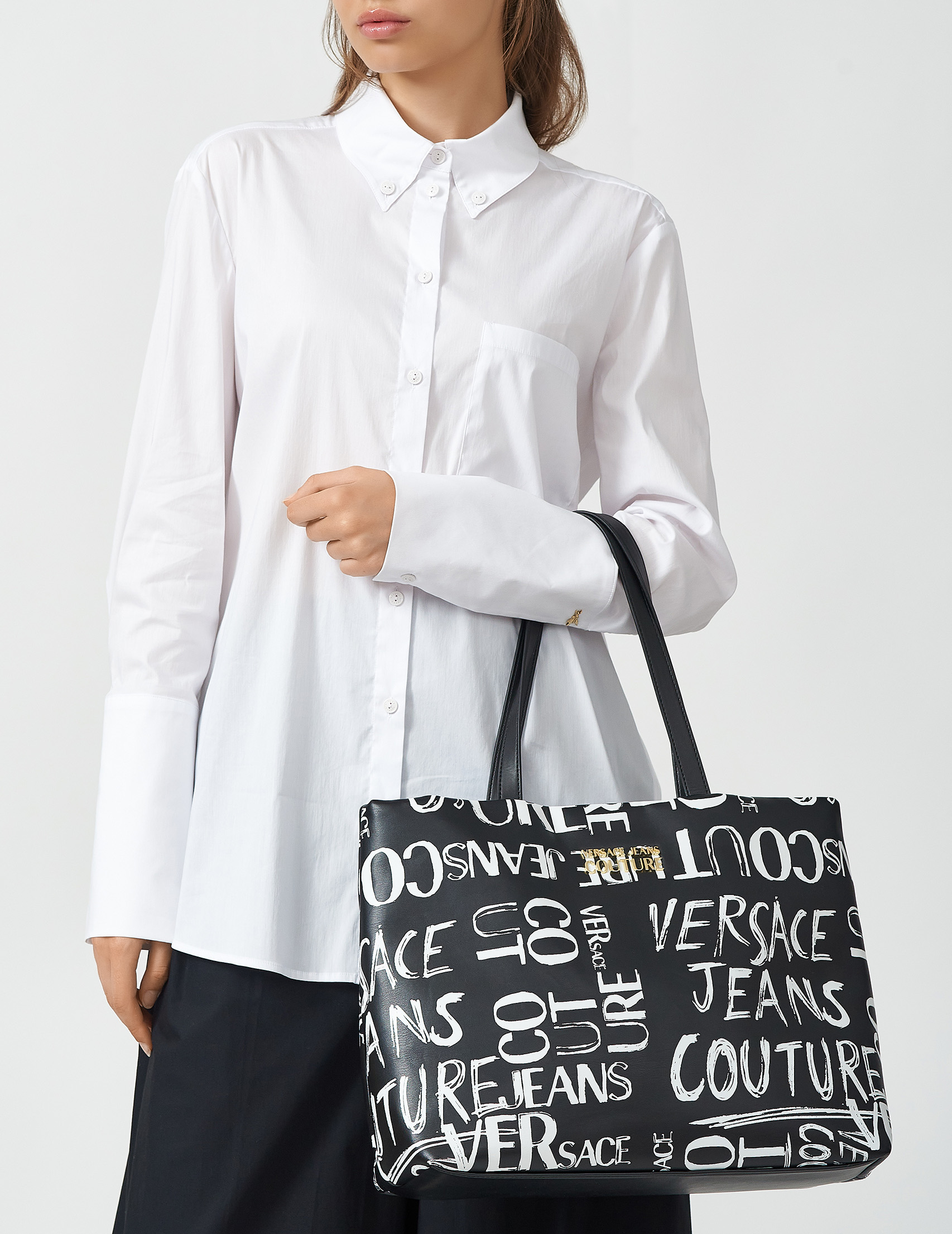 

Сумка, Черно-белый;черный