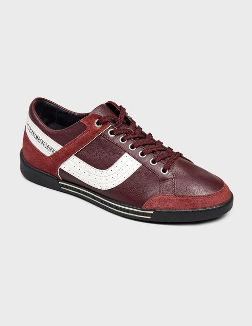 бордовые Кеды Bikkembergs BKR101993-Red_bordo