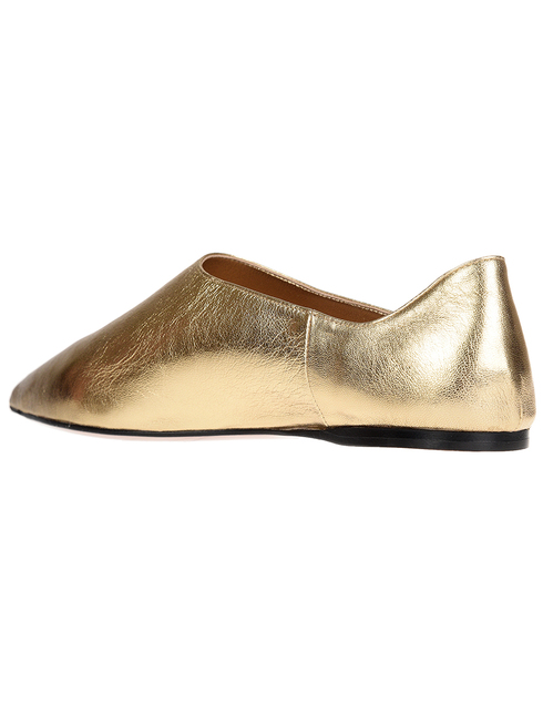 женские золотые Туфли Prada 3631_gold - фото-2