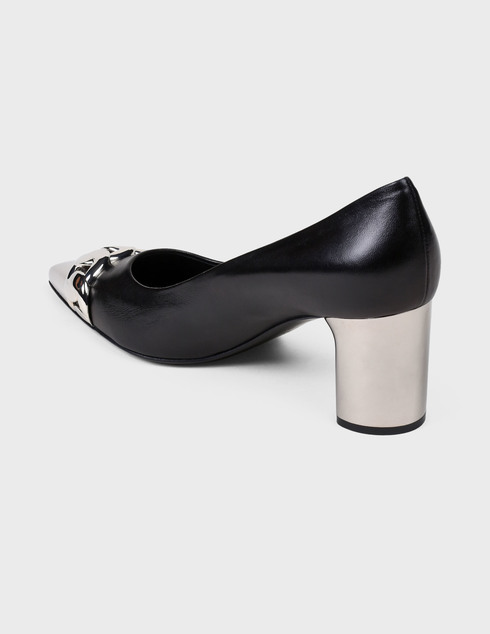 женские черные Туфли Casadei 574-1-К-silver-black - фото-2