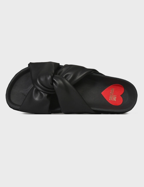черные женские Шлепанцы Love Moschino 28233_black 4746 грн