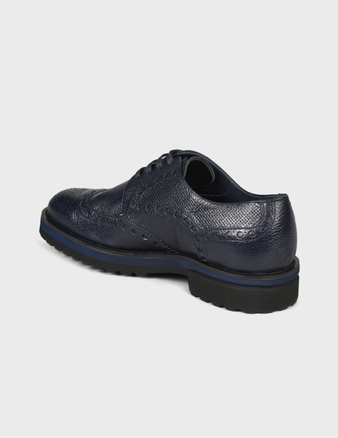 мужские синие Дерби Pertini 191M24221C1-478 - фото-2