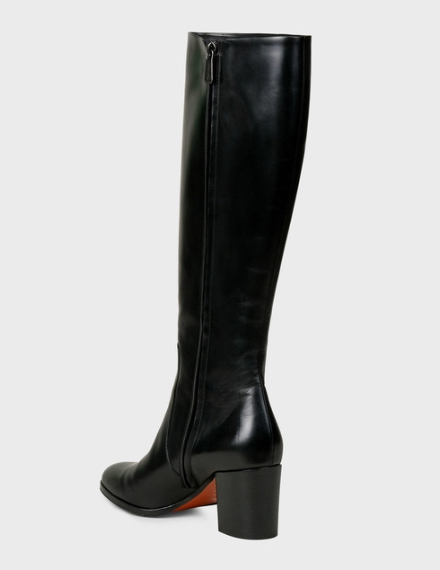 женские черные Сапоги Santoni Sant-WSXG56858HI1CBGNN01-black - фото-2