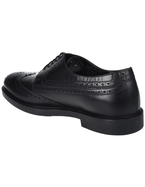мужские черные Броги Fratelli Rossetti S46169_black - фото-2