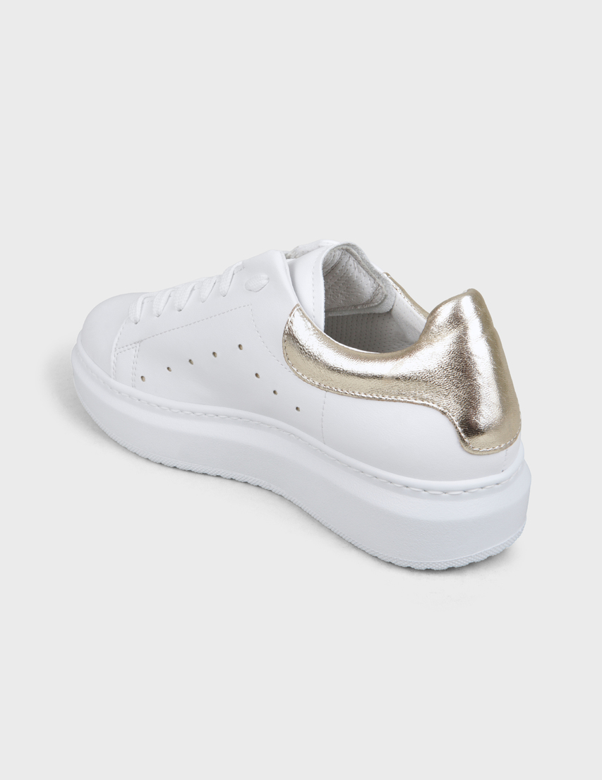 женские белые Кеды L'Estrosa 4540-white - фото-2
