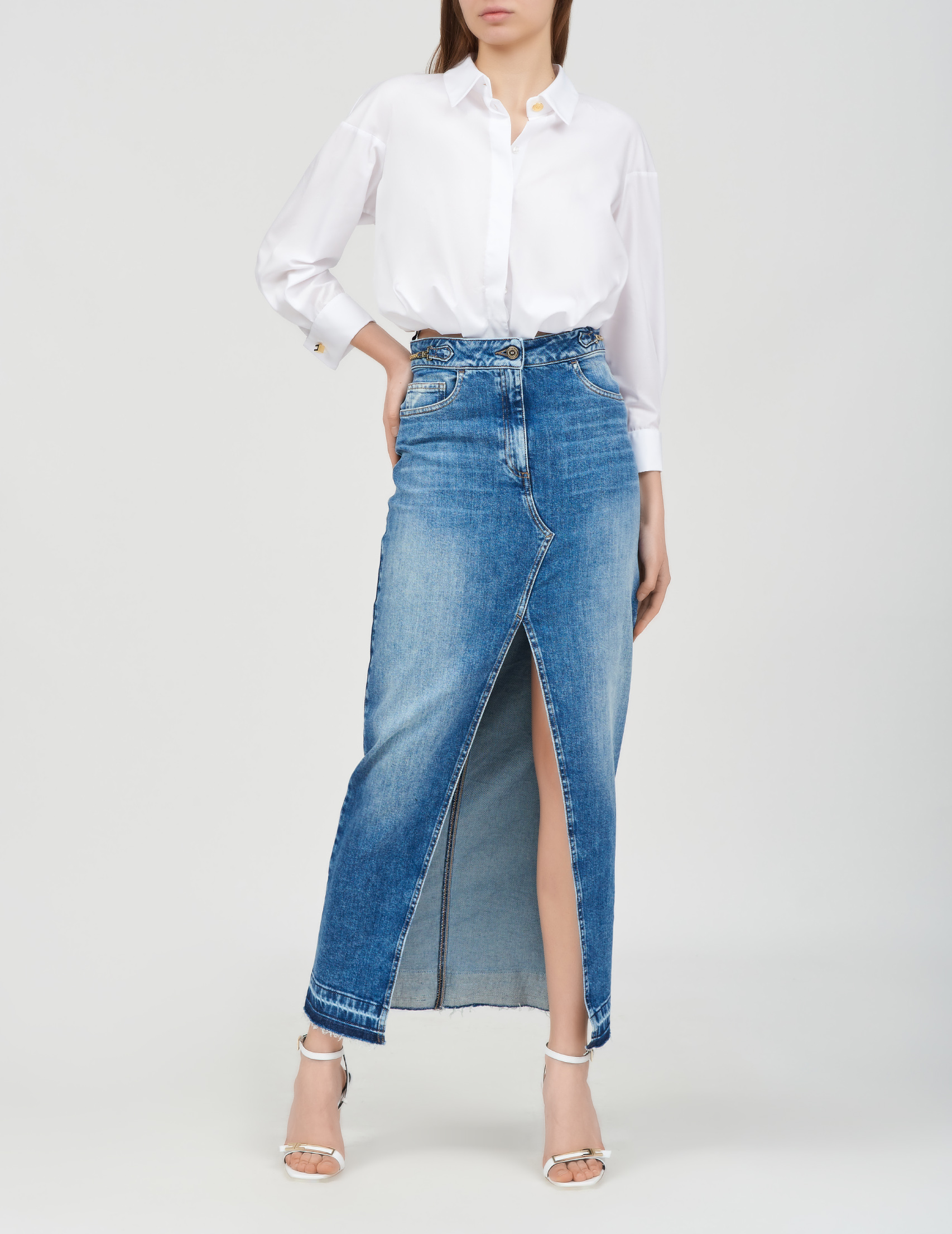 

Юбка, Синий