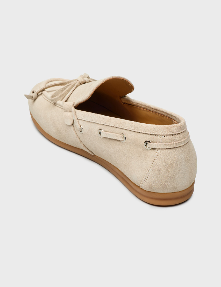 женские бежевые Мокасины Helena Soretti AGR-elena3-2503_beige - фото-2
