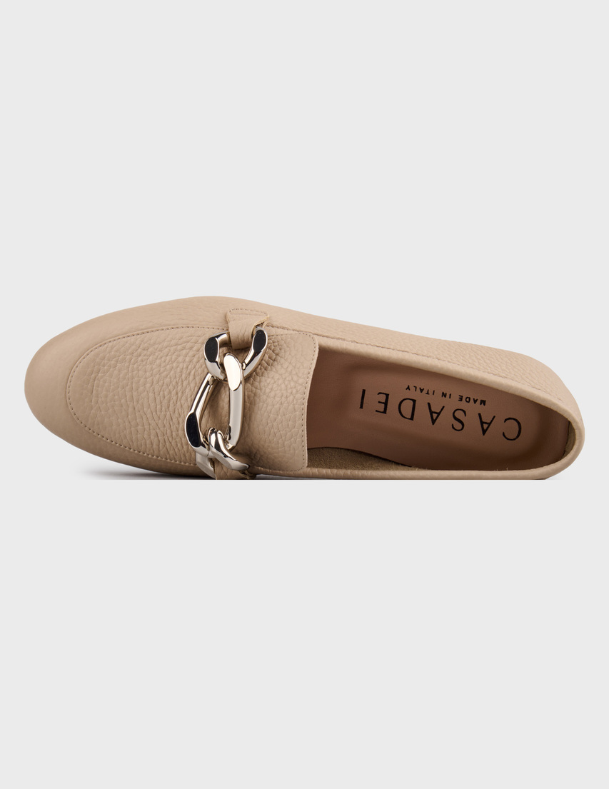 бежевые женские Лоферы Casadei 2003_beige 23917 грн