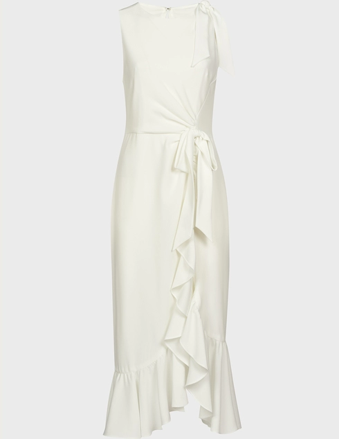 Cinq a Sept CINQ-SS19ZD559B1319Z-IVORY-IVO-midi-white фото-1