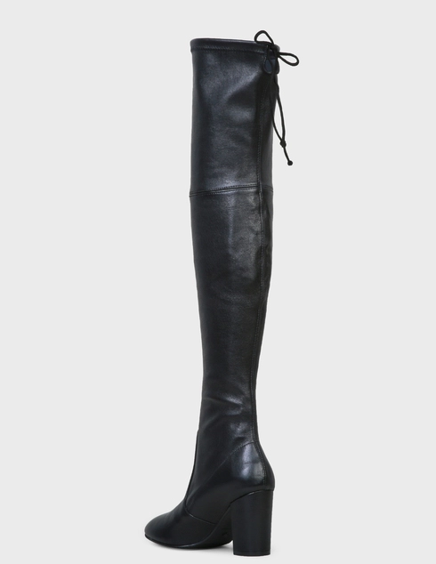 женские черные Ботфорты Stuart Weitzman SW-AW20-S6291-ZUZANNA-80-black - фото-2