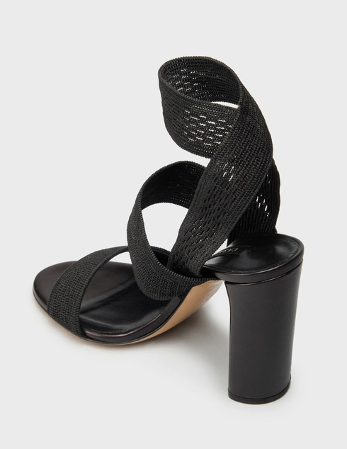 женские черные Босоножки Casadei 903_black - фото-2