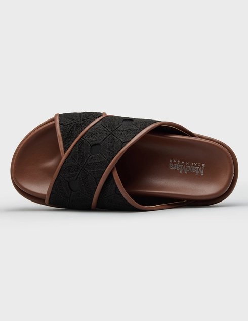 черные женские Шлепанцы Max Mara BCHPEONIE_black 17290 грн