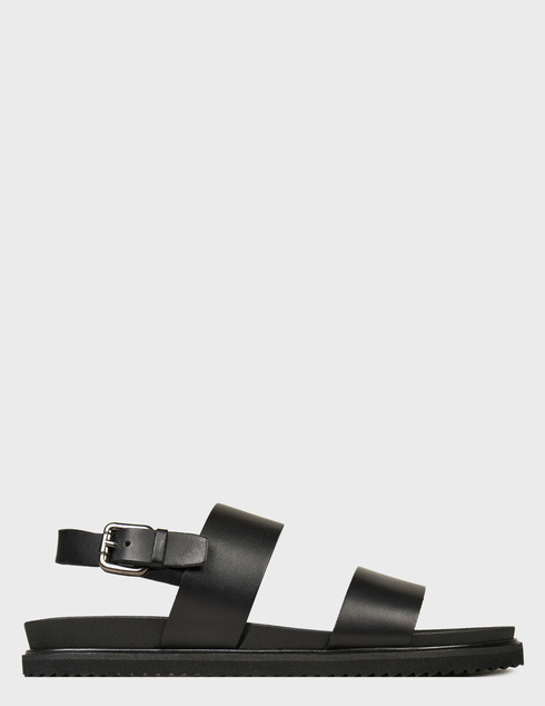мужские черные кожаные Сандалии Fabi AGR-FU0747A-900 - фото-5