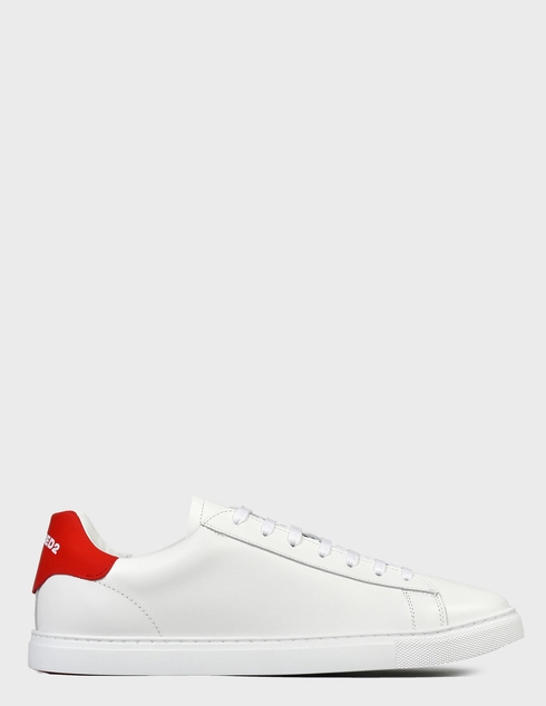 мужские белые Кеды Dsquared2 0005-white - фото-6