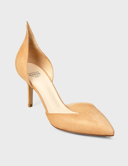бежевые Туфли Francesco Russo FR-R1P118-N201-beige