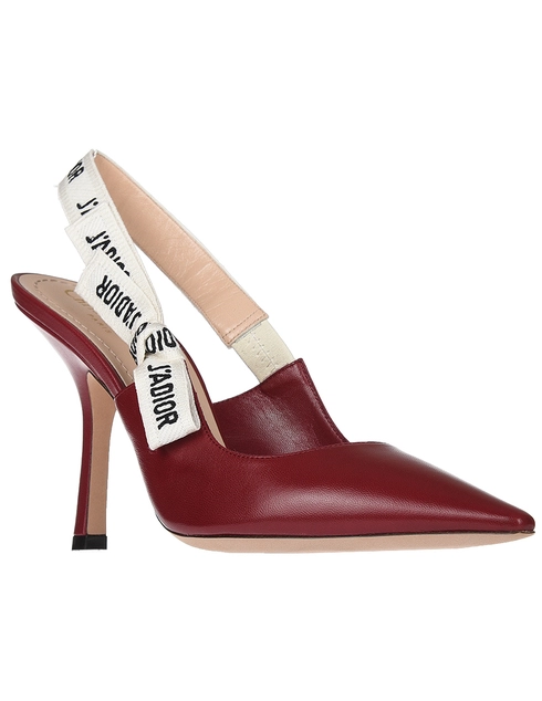 бордовые Босоножки Christian Dior KCC201LAR23R-18_bordo