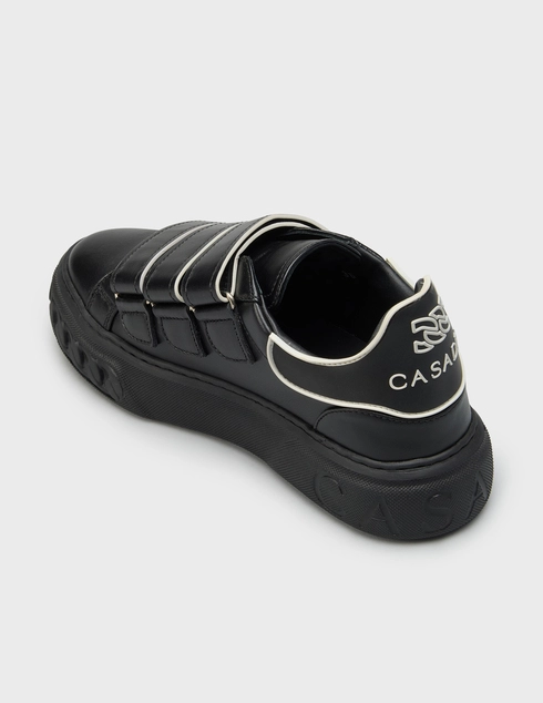 женские черные Кеды Casadei 866_black - фото-2