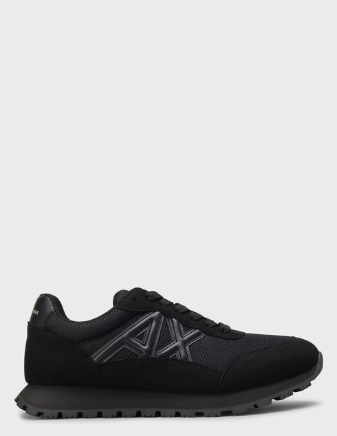 мужские черные текстильные Кроссовки Armani Exchange XM001960-AF19388-MC005_black - фото-5