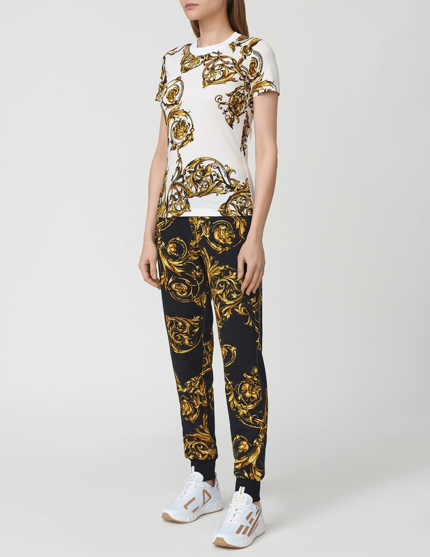 VERSACE ゴールド装飾 ポロシャツ レターV エンブレム ポロ シャツ ブラック,ゴールド | VERSACE JP