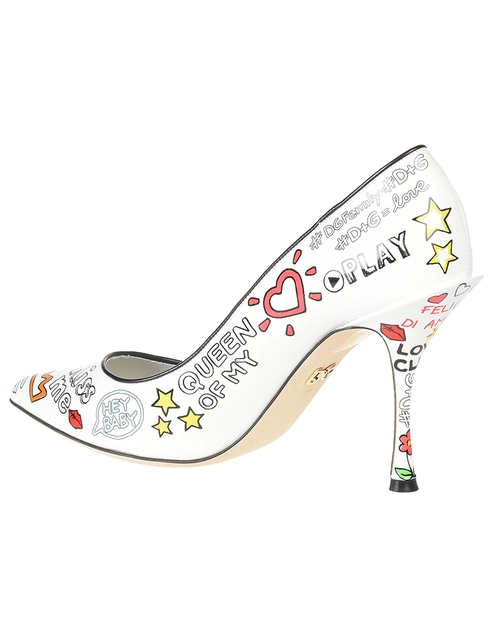 женские белые Туфли Dolce & Gabbana 1018-946-52_white - фото-2