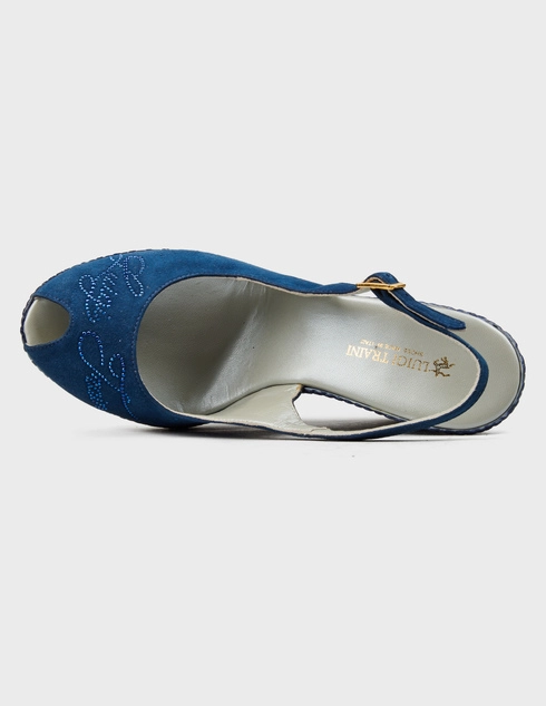 синие женские Босоножки Luigi Traini 2004_blue 2550 грн