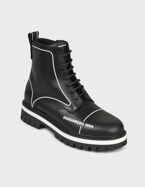 черные Ботинки Dsquared2 65196-L-К-black