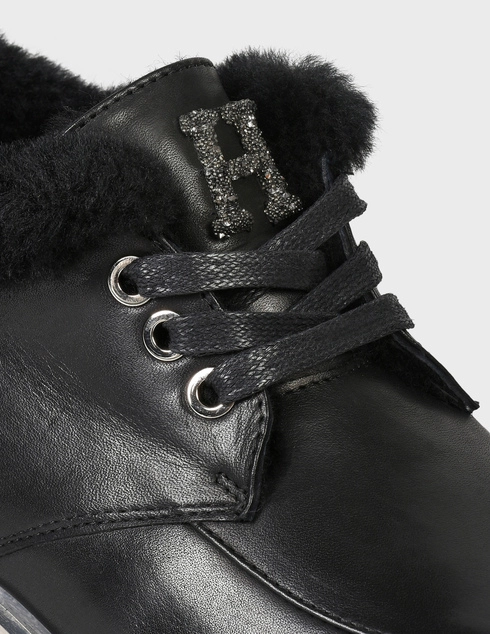 женские черные кожаные Дерби Helena Soretti JOVA-020-black - фото-5